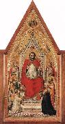 GIOTTO di Bondone The Stefaneschi Triptych: St Peter Enthroned oil painting on canvas
